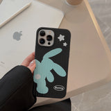 Xpoko Simple Back Silhouette Rabbit Phone Case