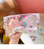 Xpoko Cute Girly Cosmetic Bag Christmas Thanksgiving gifts