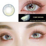 Xpoko 1pair Yashiro Nene Cosplay Colored Contact Lenses 12months