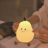 Xpoko Kawaii Cartoon Pear Night Light Christmas Thanksgiving gifts