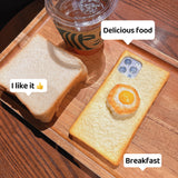 Xpoko Fun Toast Phone Case Christmas Thanksgiving gifts