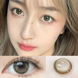 Xpoko Olive Green Contact Lenses