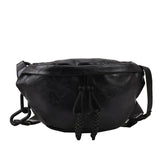 Xpoko back to school Fashion Soft Leather Waist Bag Ladies Fanny Pack High Quality Shoulder Belt Purse Bags Fashion Designer Crossbody Chest Bags