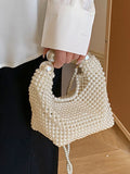 Xpoko Beaded Solid Color Bags Bags Accessories Handbags Shoulder Bags