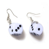 Xpoko Christmas Gifts Dice Earrings