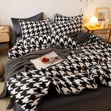 Xpoko Dogtooth Check Bedding Set