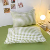 Xpoko Dogtooth Check Korean Bedding Set 2.0