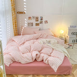 Xpoko Dogtooth Check Korean Bedding Set 2.0