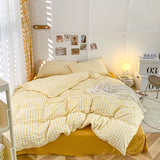 Xpoko Dogtooth Check Korean Bedding Set 2.0