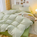 Xpoko Dogtooth Check Korean Bedding Set 2.0