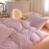 Xpoko Dusty Pastel Shades Cotton Bedding Set