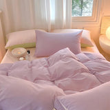 Xpoko Dusty Pastel Shades Cotton Bedding Set