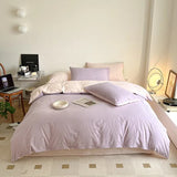 Xpoko Dusty Pastel Shades Cotton Bedding Set