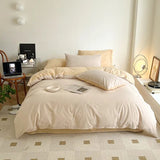 Xpoko Dusty Pastel Shades Cotton Bedding Set