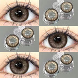 Xpoko New Light Brown Contact Lenses(6months wear)  Christmas Thanksgiving gifts