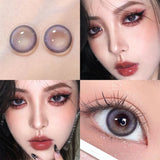 Xpoko Blue Tears Purple Contact Lenses