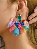 Xpoko Flower Shape Drop Earrings