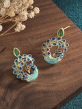 Xpoko Vintage Peacock Shape Earrings Accessories