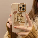 Xpoko Retro Sticker Phone Case