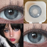 Xpoko Taylor Blue Gray Contact Lenses(12 months wear) Christmas Thanksgiving gifts