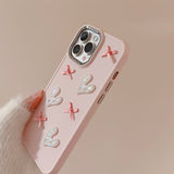 Xpoko Pink Love Bow Phone Case