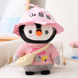 Xpoko Kawaii Dress Up Penguin Family Plushie Christmas Thanksgiving gifts