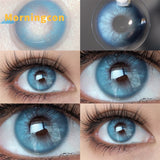 Xpoko Taylor Green  Myopia Prescription Soft Colored Contact Lenses For Eyes Small Beauty Pupil Make Up Natural Yearly