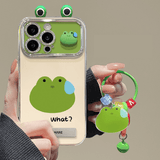 Xpoko Big Eye Frog Phone Case With Holder