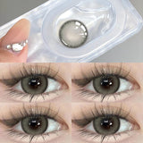 Xpoko Mint Cheese Green Brown 14.5mm Contact Lenses