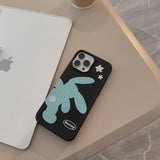 Xpoko Simple Back Silhouette Rabbit Phone Case