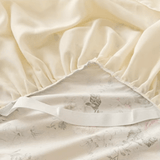 Xpoko Floral Princess Cotton Frill Bedding Set