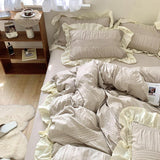 Xpoko Princesscore Soft Ruffled Bedding Set