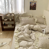 Xpoko Princesscore Soft Ruffled Bedding Set