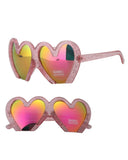 Xpoko Glitter Heart Shaped Glasses