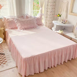 Xpoko Kawaii Ruffle Bedding Set