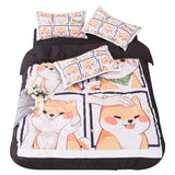 Xpoko Kawaii Shiba Bedding Set