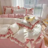 Xpoko Kawaii Princess Korean Bedding Set