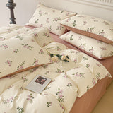 Xpoko Springtime Flowers Print Bedding Set