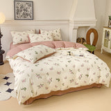 Xpoko Springtime Flowers Print Bedding Set