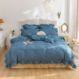 Xpoko Little Princess Ruffle Bedding Set