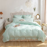 Xpoko Little Princess Ruffle Bedding Set