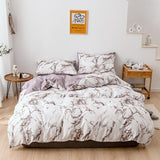 Xpoko Marble Bedding Set