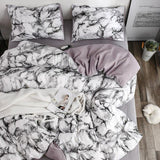 Xpoko Marble Bedding Set