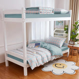 Xpoko Pastel Blue Plaid Dorm Bedding Set