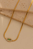 Xpoko Demon's Eye Titanium Steel Necklace