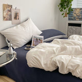 Xpoko Dusty Shades Plain Bedding Set