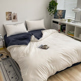 Xpoko Dusty Shades Plain Bedding Set