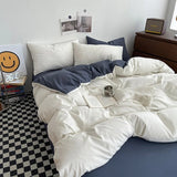 Xpoko Pastel Double-Sided Aesthetic Bedding Set