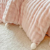 Xpoko Faux Fur Warm Fluffy Bedding Set