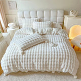 Xpoko Faux Fur Warm Fluffy Bedding Set